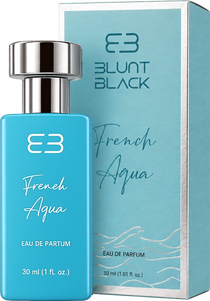 BLUNTBLACK French Aqua Luxury Extrait de Parfum Box Package