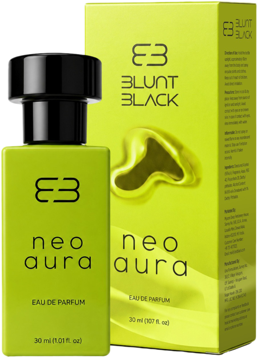 BLUNTBLACK Neo Aura Extrait de Parfum Box Package