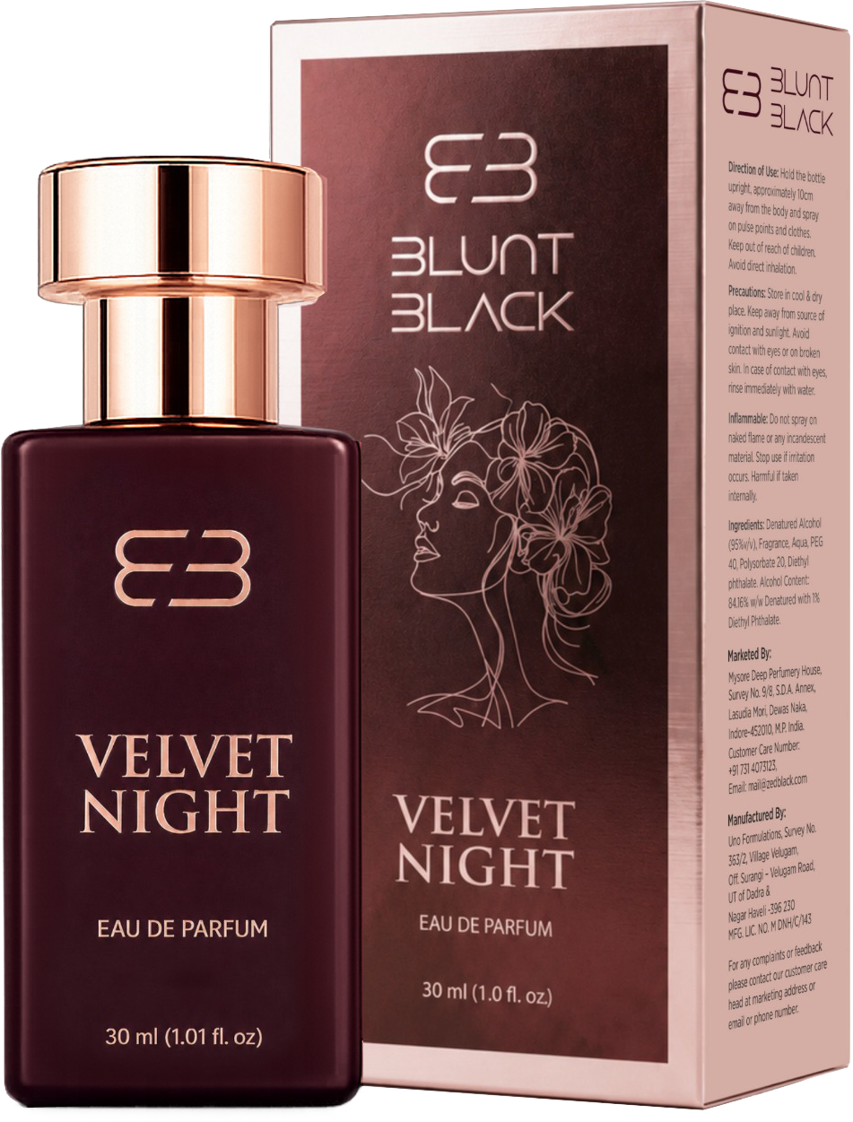 BLUNTBLACK Velvet Night Extrait de Parfum Box Package